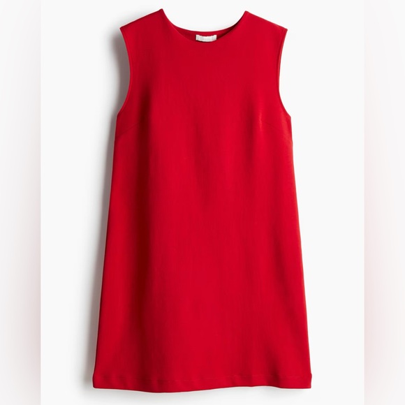 H&M Sleeveless Red Dress. The leghni is above the knee - Picture 3 of 6